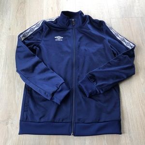 Boys lightweight soccer track full zip jacket